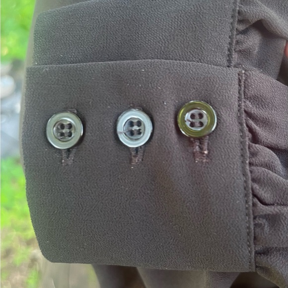 PINK MARTINI COLOR BLOCK DRESS WOMENS SMALL BLACK & MUSTARD YELLOW - Picture 7 of 9